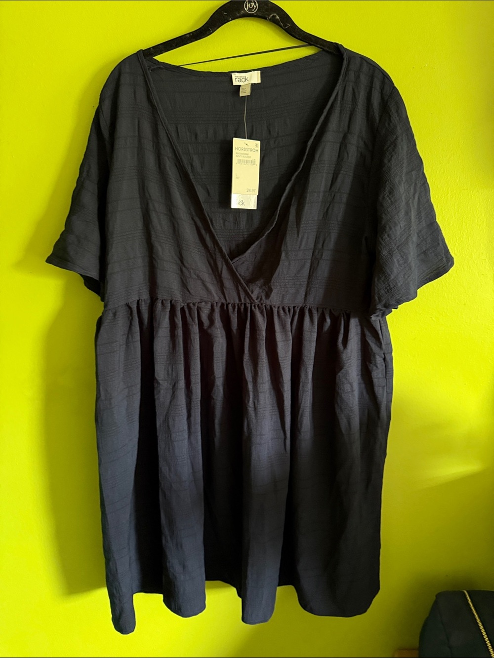 NWT Nordstrom Rack Navy Blue Swimsuit Coverup Size L